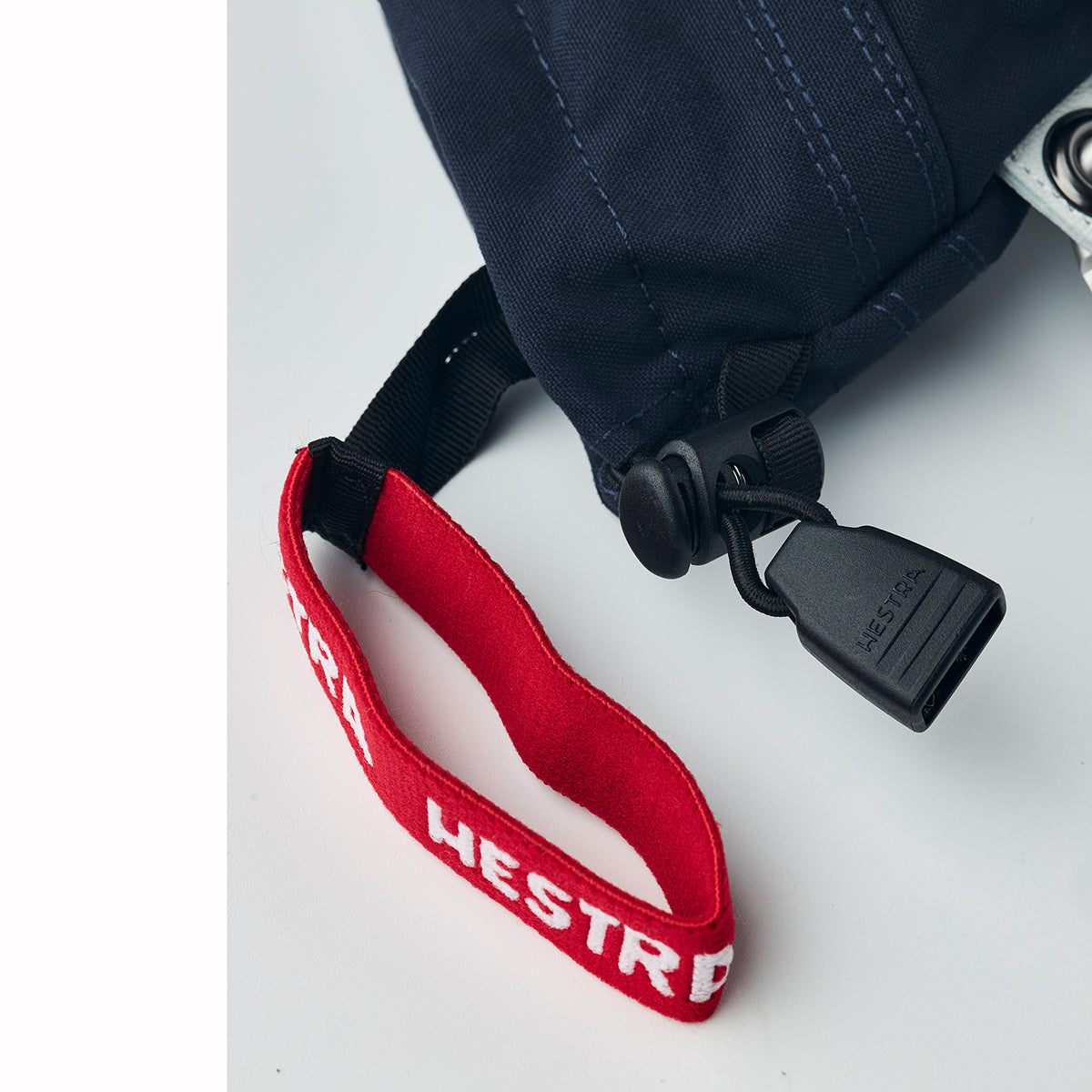 Hestra Kids Army Leather Heli Ski Mittens (Navy)