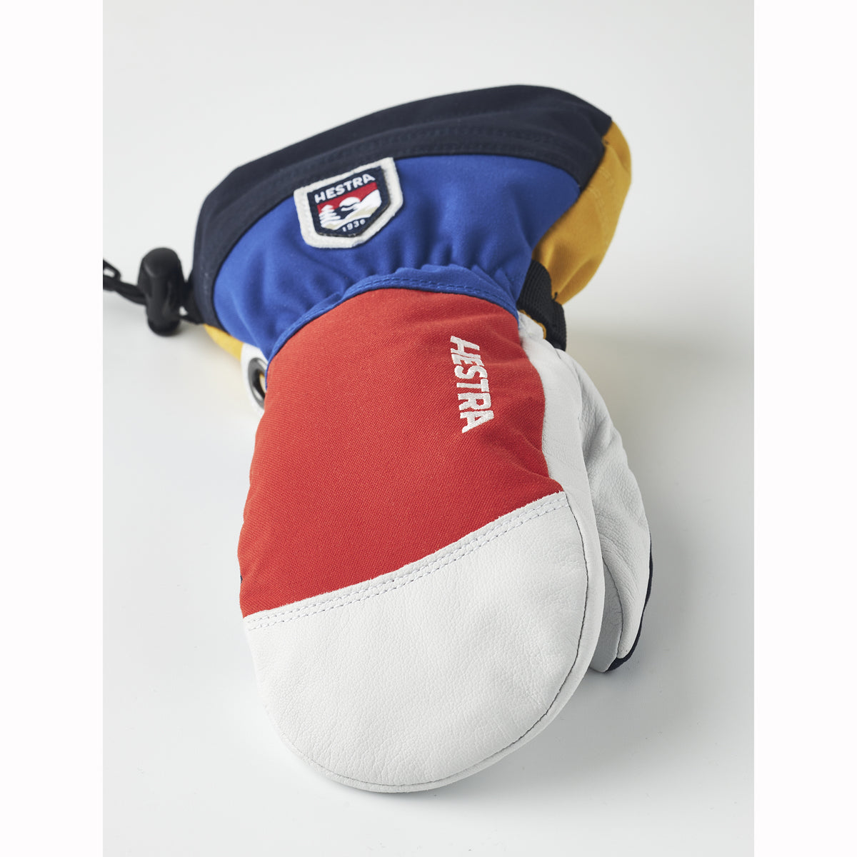 Hestra Kids Army Leather Heli Ski Mittens (Multi)