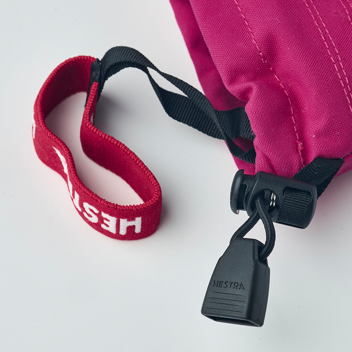 Hestra Kids Army Leather Heli Ski Jr 3-fingered Ski Glove (Fushia)