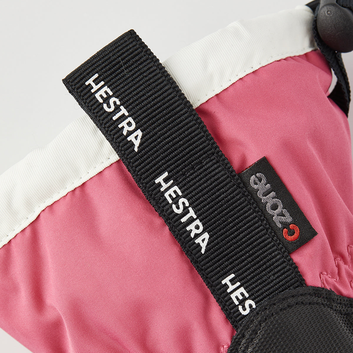 Hestra C-Zone Jr 3-Fingered Kids Ski Gloves (Fushia)