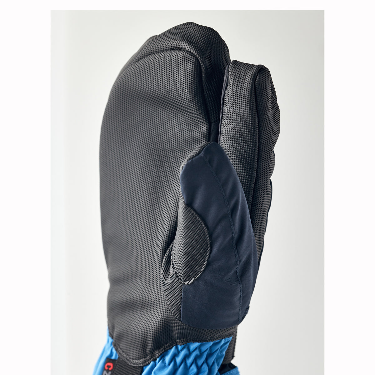 Hestra C-Zone Jr 3-Fingered Kids Ski Gloves (Navy Sky Blue)