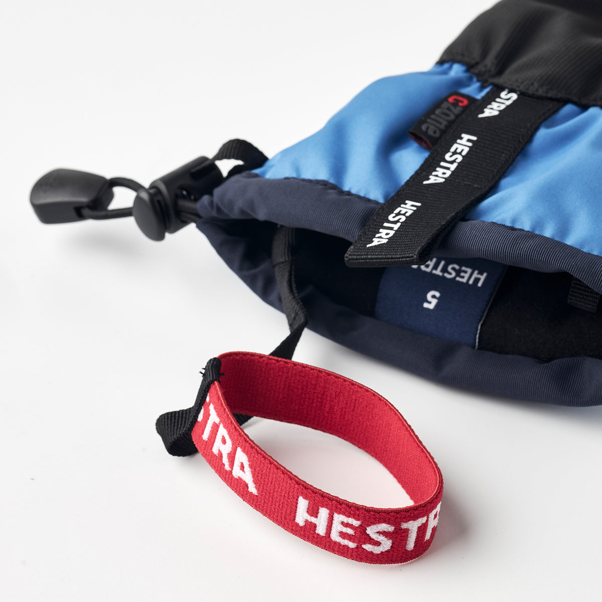 Hestra C-Zone Jr 3-Fingered Kids Ski Gloves (Navy Sky Blue)