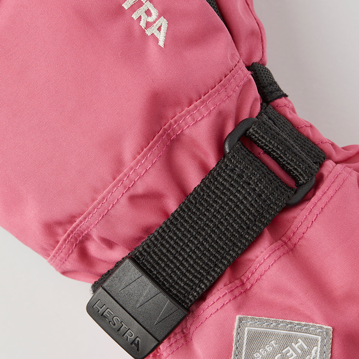 Hestra C-Zone Jr 3-Fingered Kids Ski Gloves (Fushia)