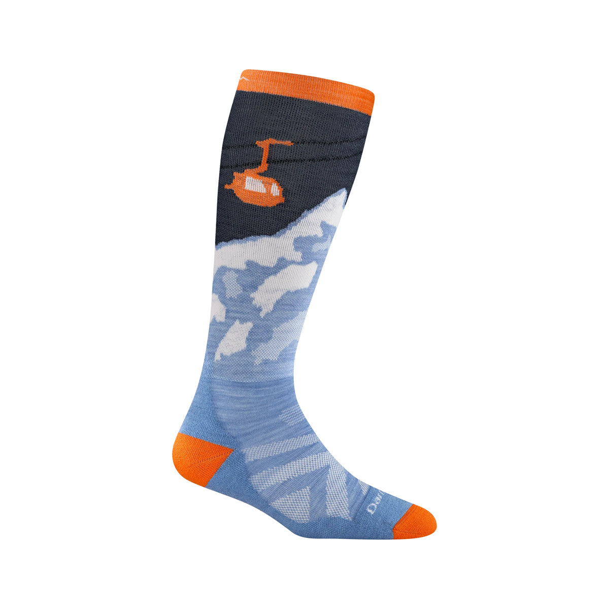 Darn Tough Kids Midweight Ski Socks (Little Yeti)
