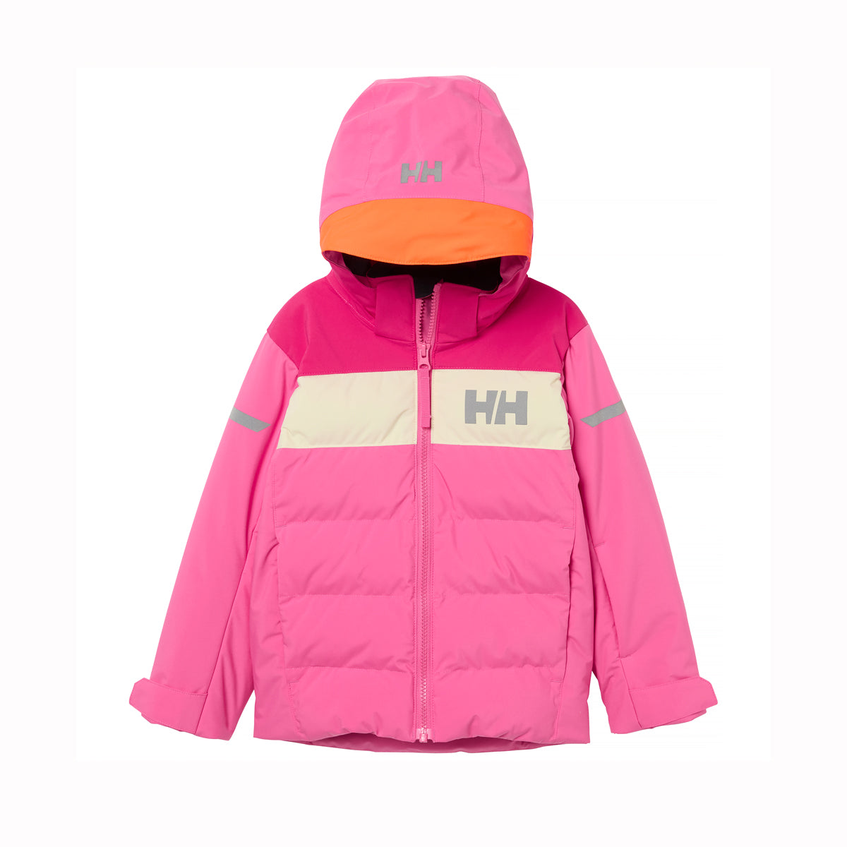 Helly Hansen Kids Vertical Insulated Ski Jacket (Hot Pink)