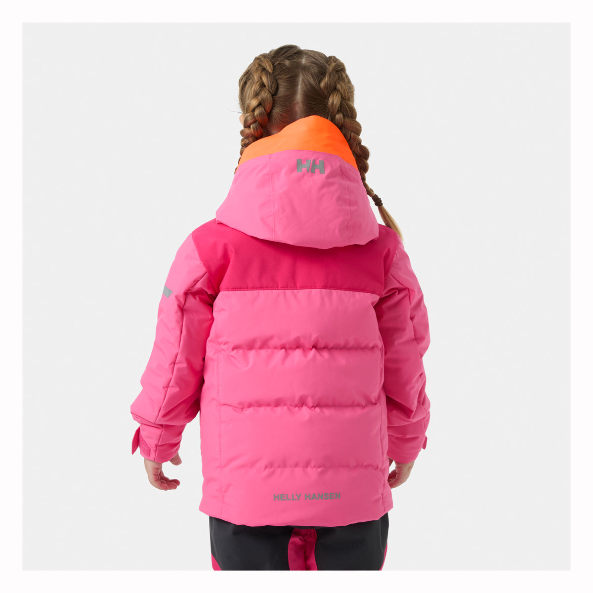 Helly Hansen Kids Vertical Insulated Ski Jacket (Hot Pink)