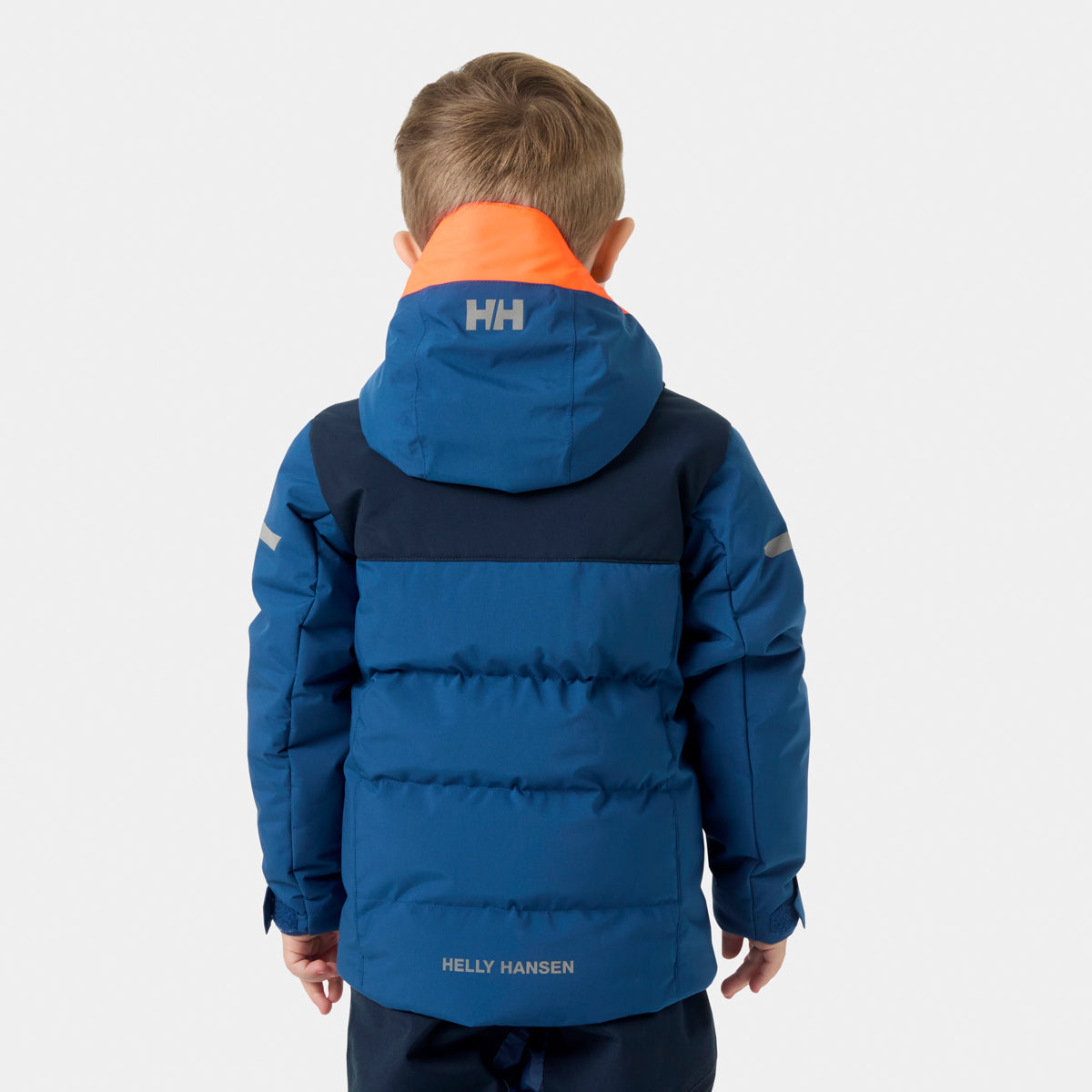 Helly Hansen Kids Vertical Insulated Ski Jacket (Dark Blue)
