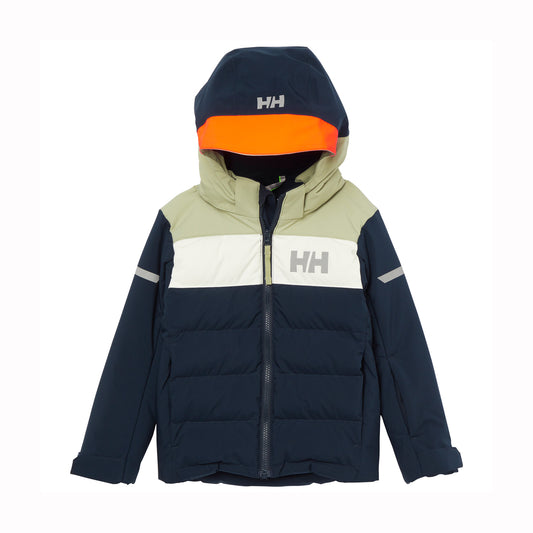 Helly Hansen Kids Vertical Insulated Ski Jacket (Navy)