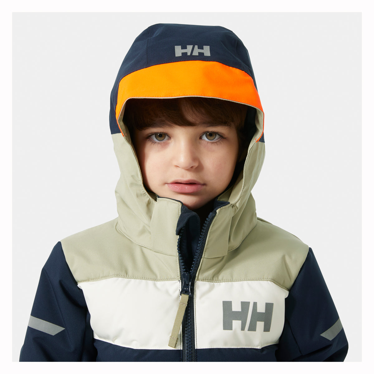 Helly Hansen Kids Vertical Insulated Ski Jacket (Navy)