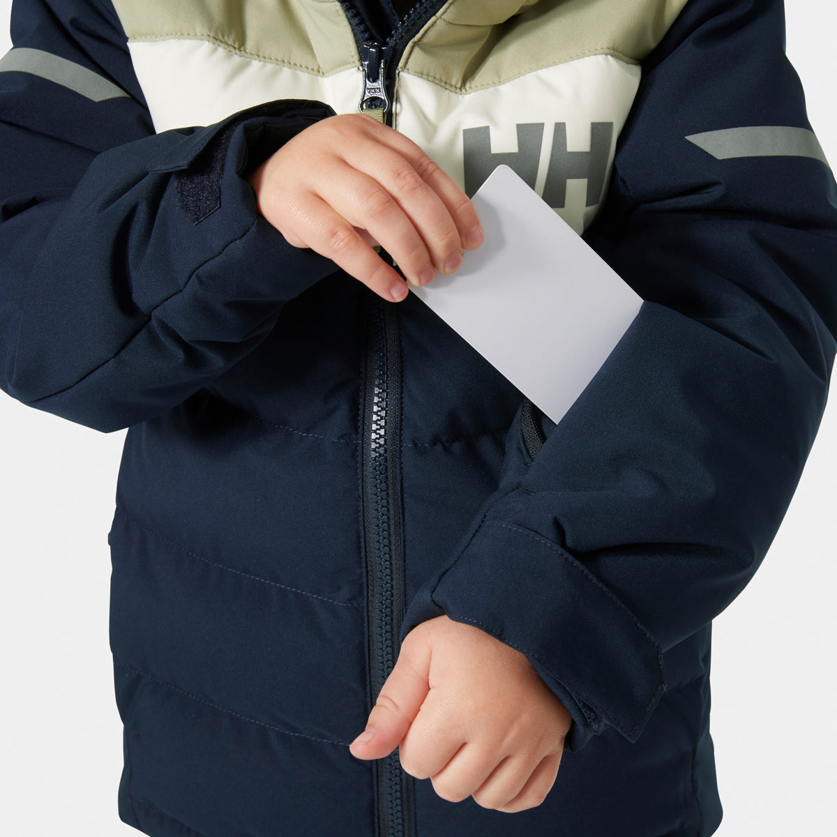 Helly Hansen Kids Vertical Insulated Ski Jacket (Navy)