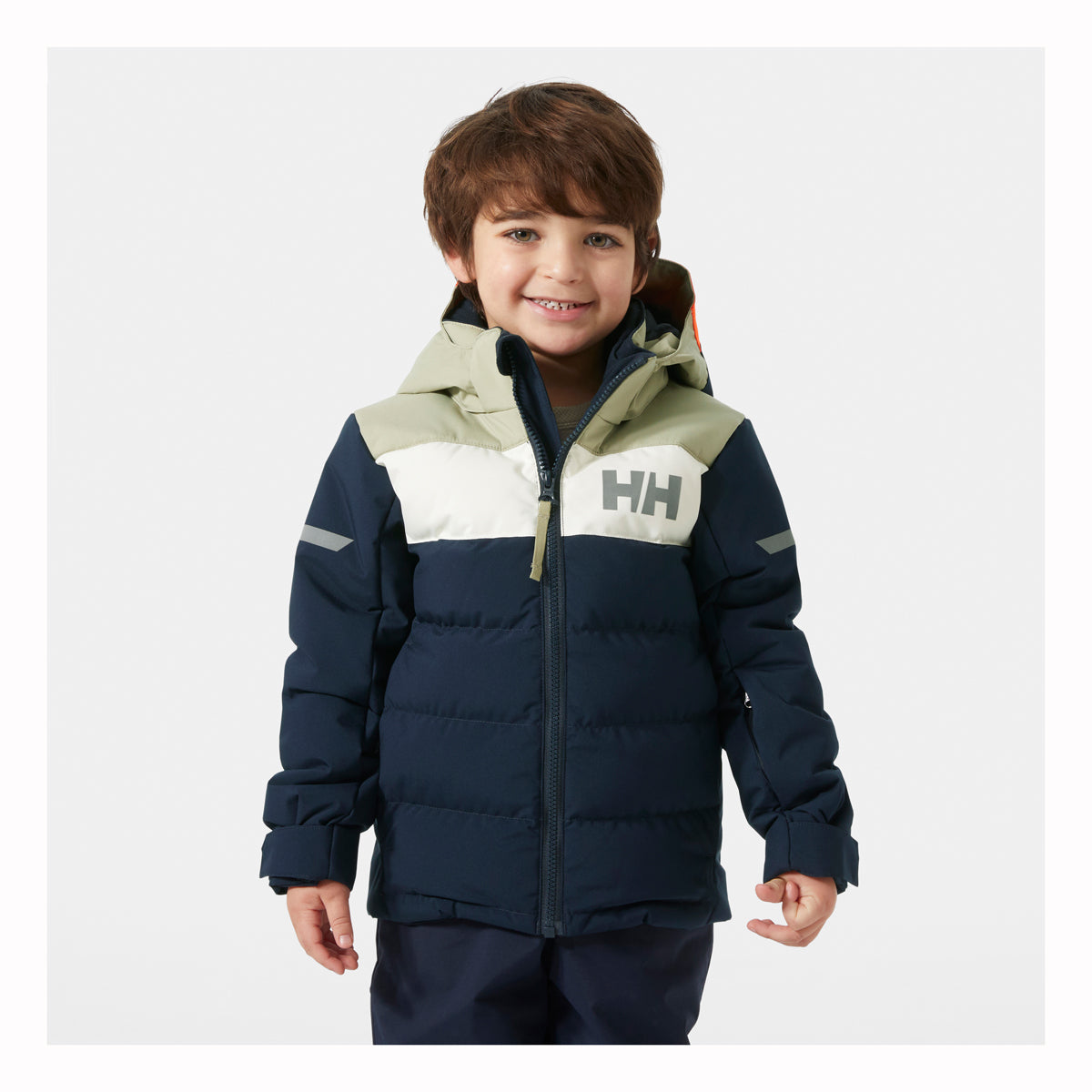 Helly Hansen Kids Vertical Insulated Ski Jacket (Navy)