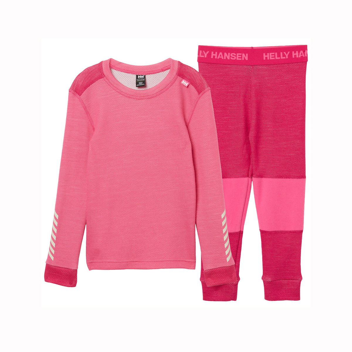 Helly Hansen Kids Lifa Merino Midweight Thermals (Hot Pink)