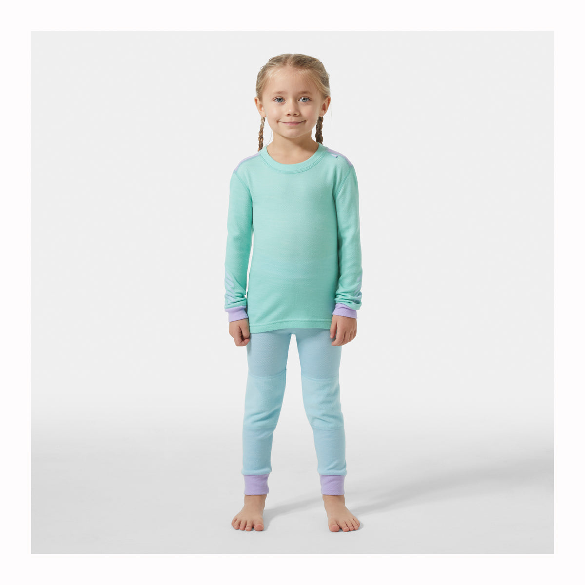 Helly Hansen Kids Lifa Merino Midweight Thermals (Lagoon)