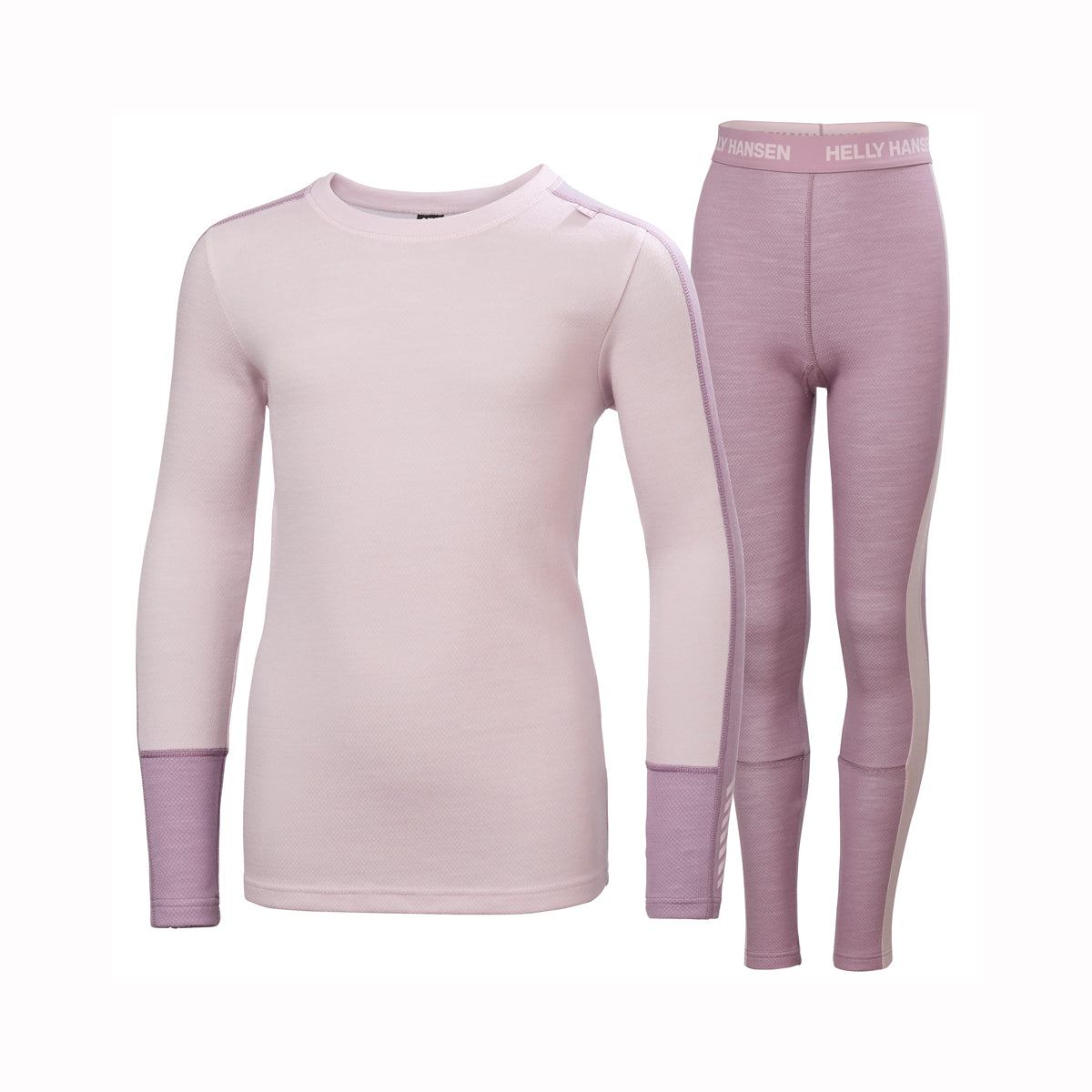 Helly Hansen Junior Lifa Merino Thermal Set (Purple Clay)