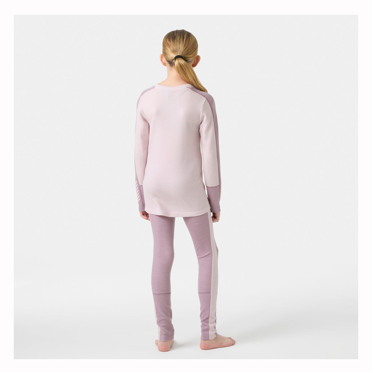 Helly Hansen Junior Lifa Merino Thermal Set (Purple Clay)