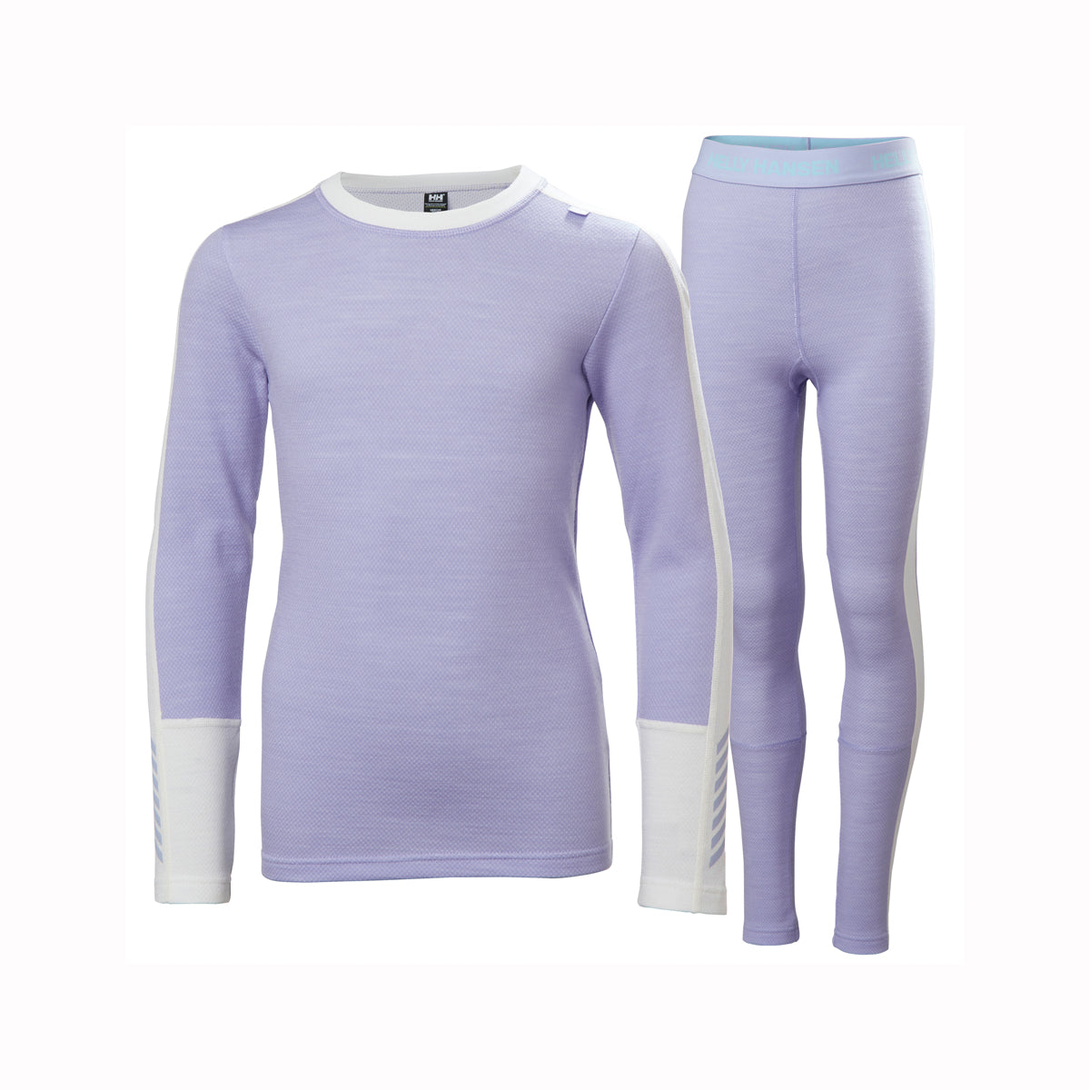 Helly Hansen Junior Lifa Merino Thermal Set (Bright Lavender )