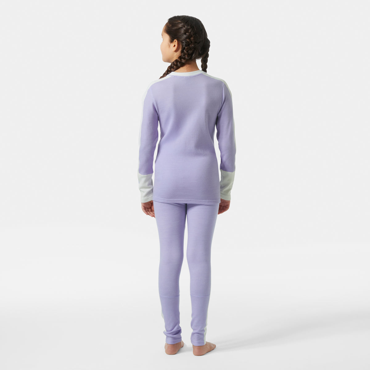 Helly Hansen Junior Lifa Merino Thermal Set (Bright Lavender )