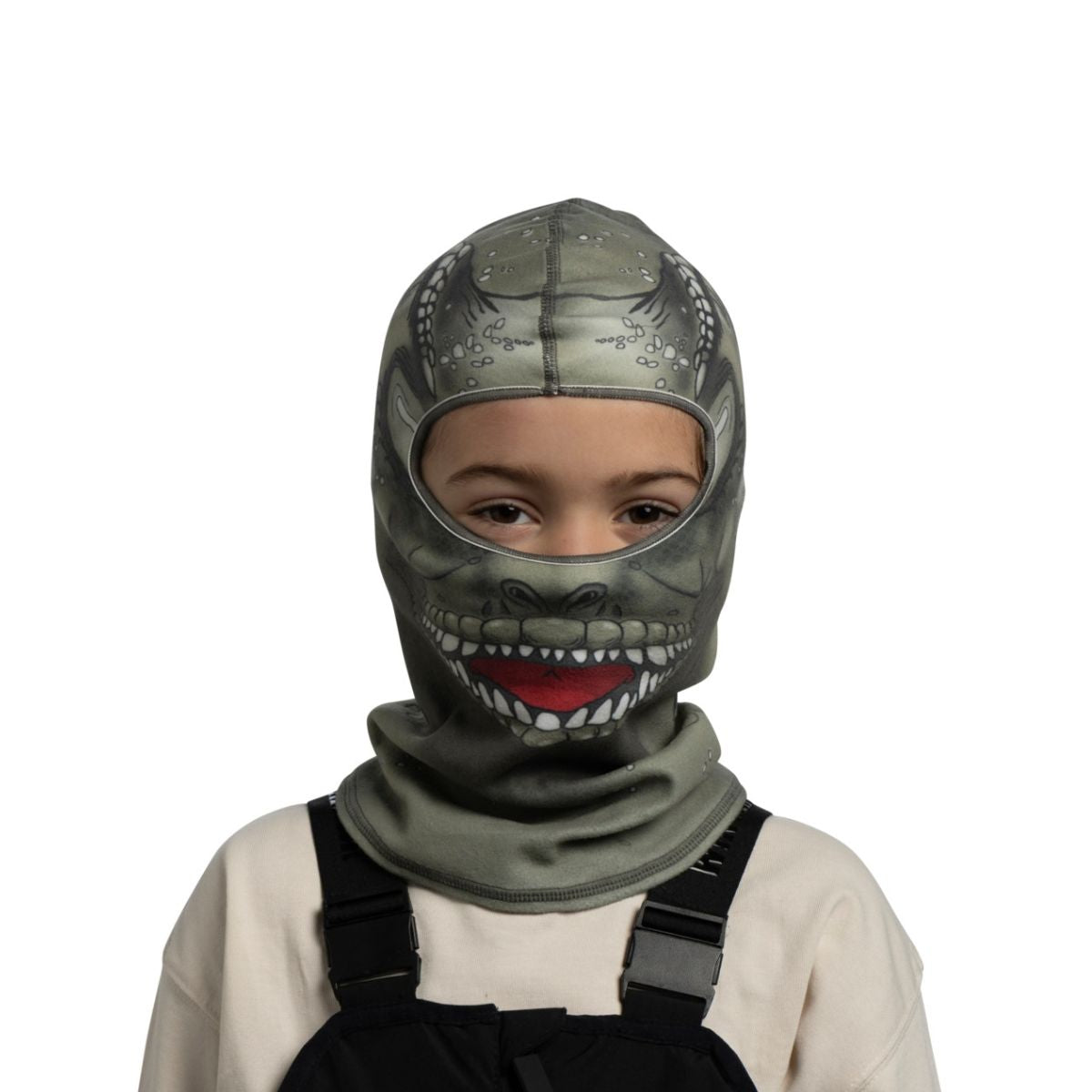 Buff Junior Polar Balaclava (Dinochi Beetle Green)