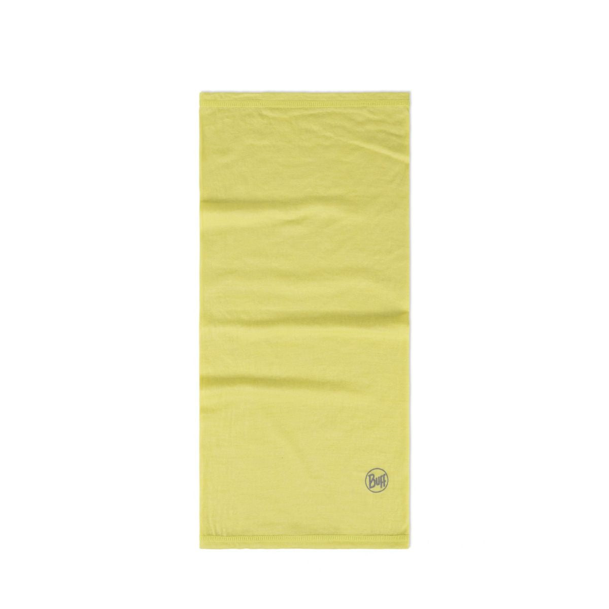 Buff kids neck warmer in lime yellow