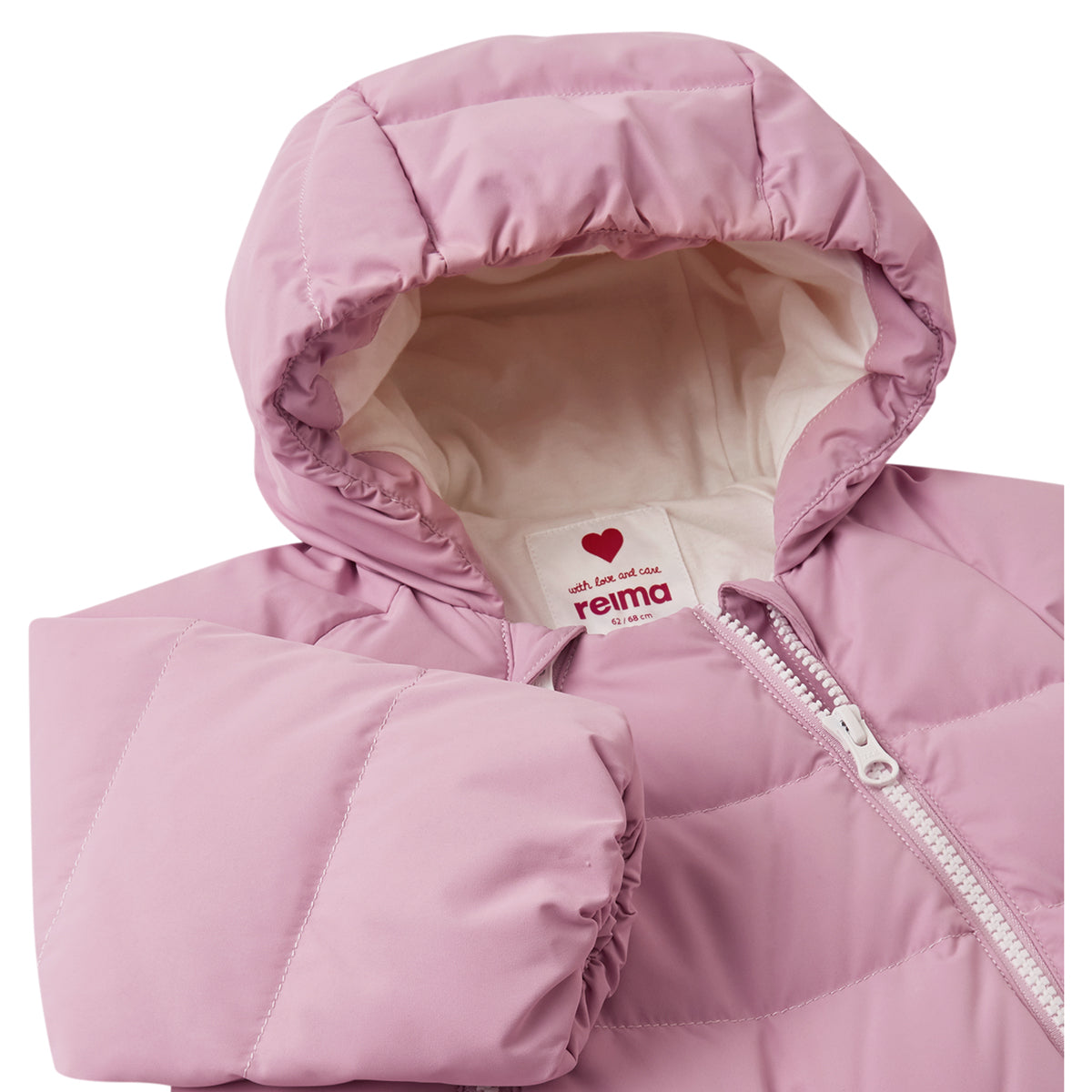 Reima Tilkkanen Baby Down Snowsuit Overall (Grey Pink)