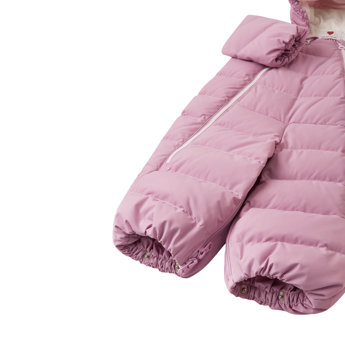 Reima Tilkkanen Baby Down Snowsuit Overall (Grey Pink)