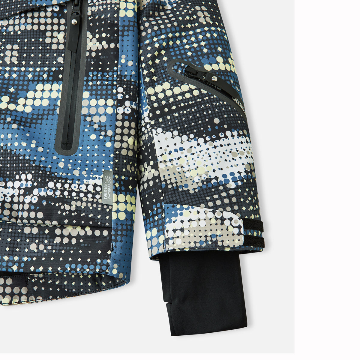 Reima Boys Tirro Waterproof Ski Jacket (Soft Black)