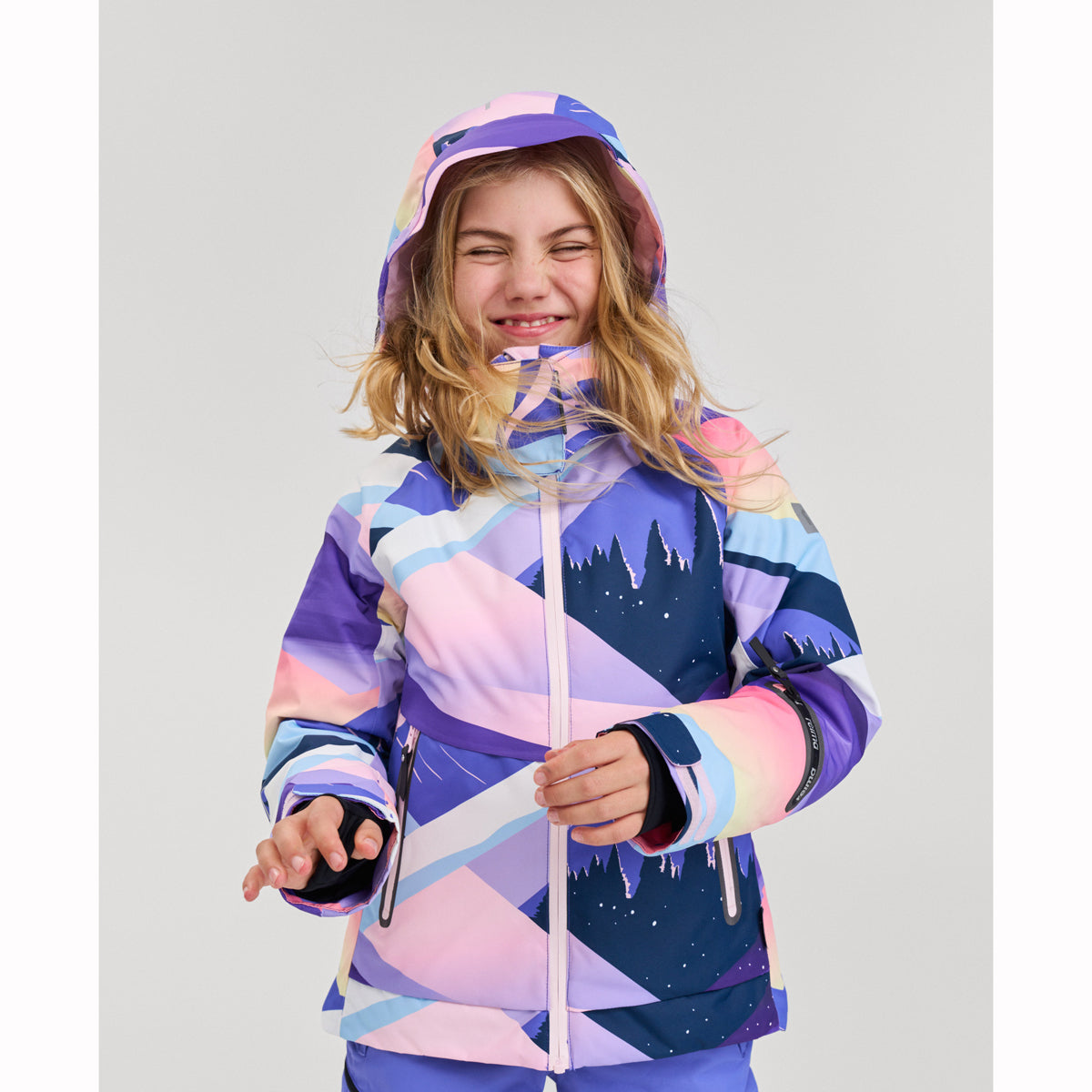 Reima Girls Posio Waterproof Ski Jacket (Breezy Violet)