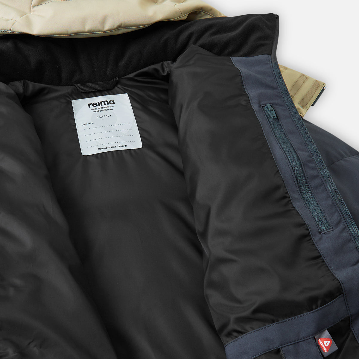 Reima Boys Kuosku Winter Ski Jacket (Soft Black)