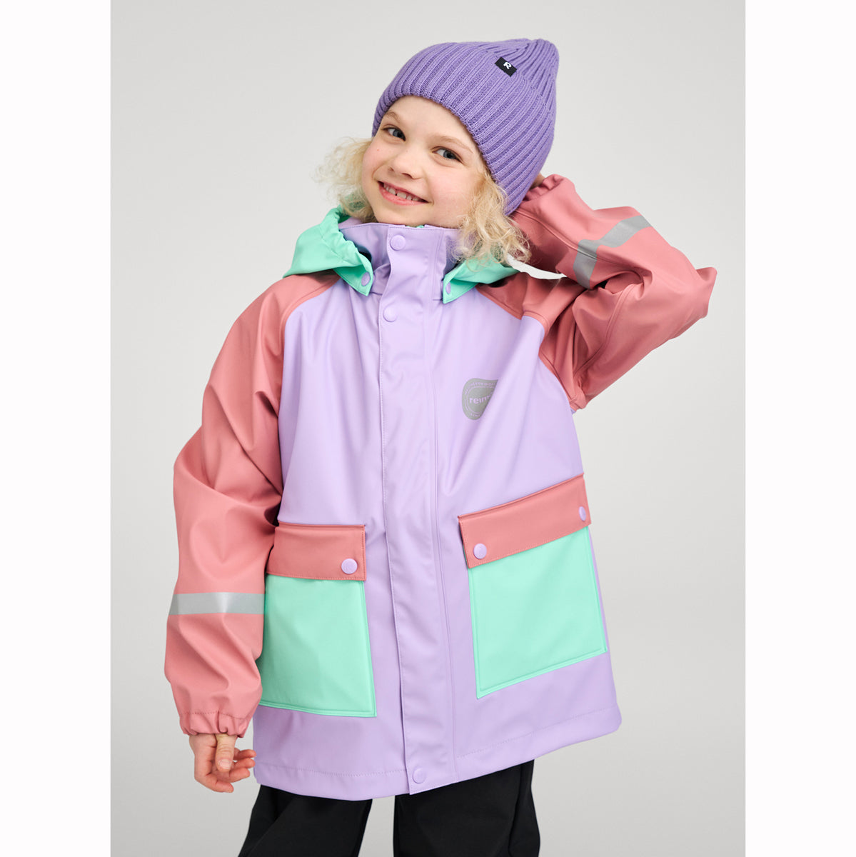 Reima Suihku Kids Raincoat (Blooming Lilac)