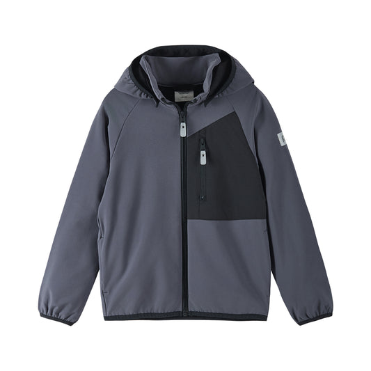 Reima Boys Mukana Softshell Jacket (Soft Black)