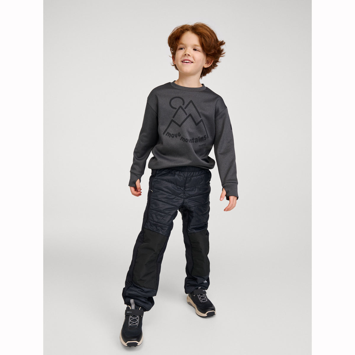 Reima Smarrti Kids Insulated Hybrid Trousers (Black)