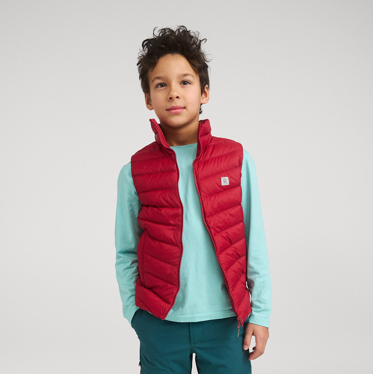 Reima Fiskari Kids Down Vest (Cranberry)
