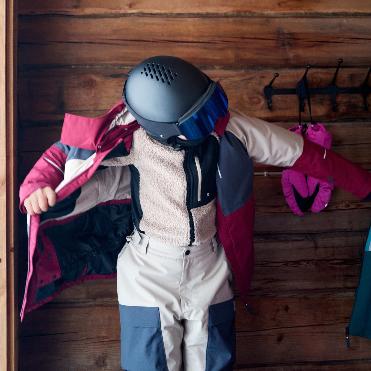 Reima Boy's Litto Winter Jacket (Maroon)