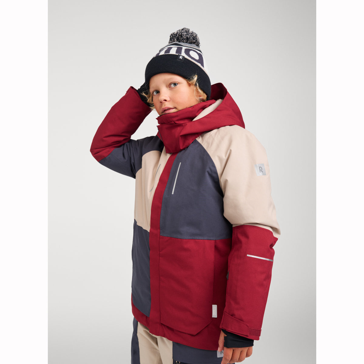 Reima Boy's Litto Winter Jacket (Maroon)