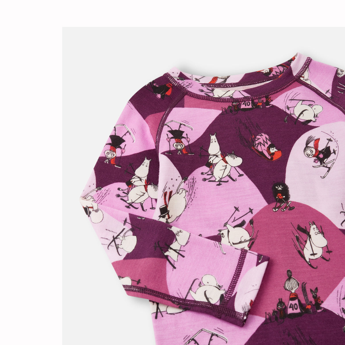 Reima Baby & Kids Moomin Trivsam Merino Thermals (Rose Pink)