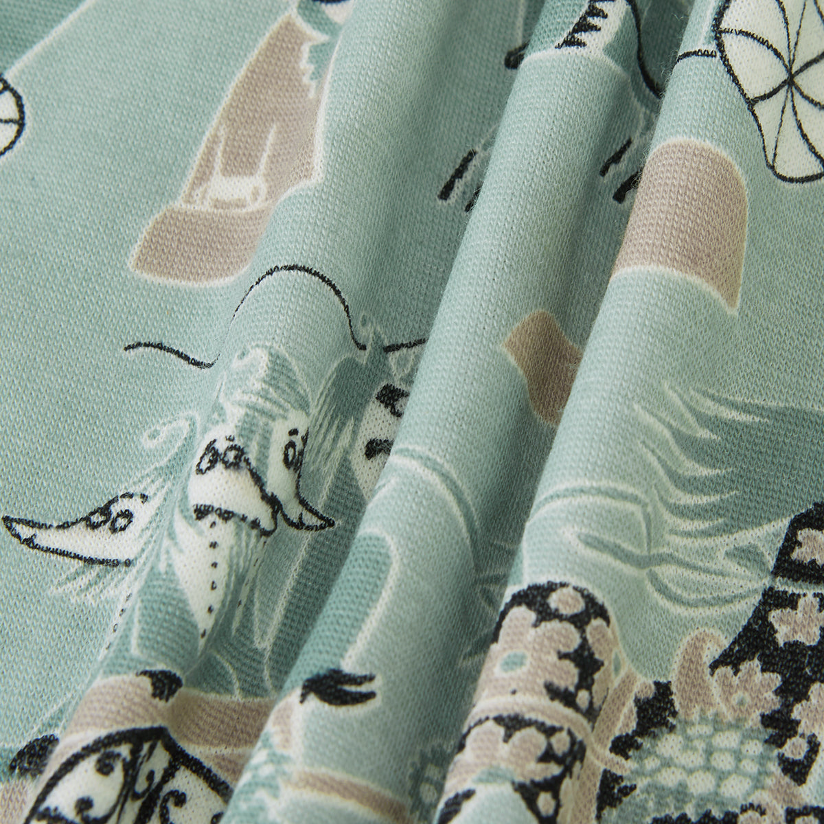 Reima Baby & Kids Moomin Trivsam Merino Thermals (Airy Green)