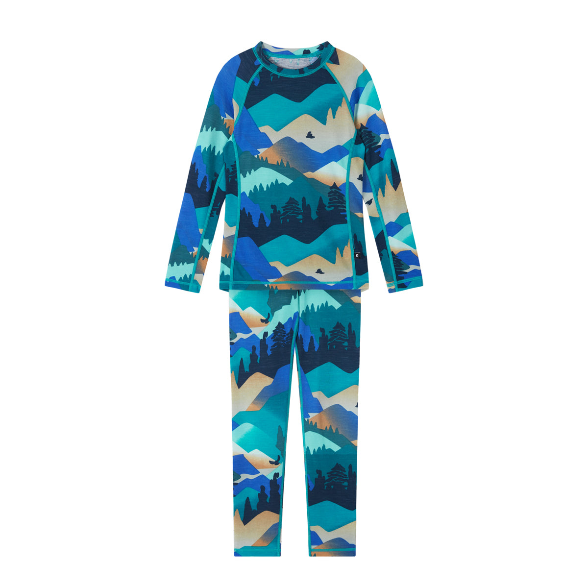 Reima Kids Taitoa Thermal Set (Pattern Navy)