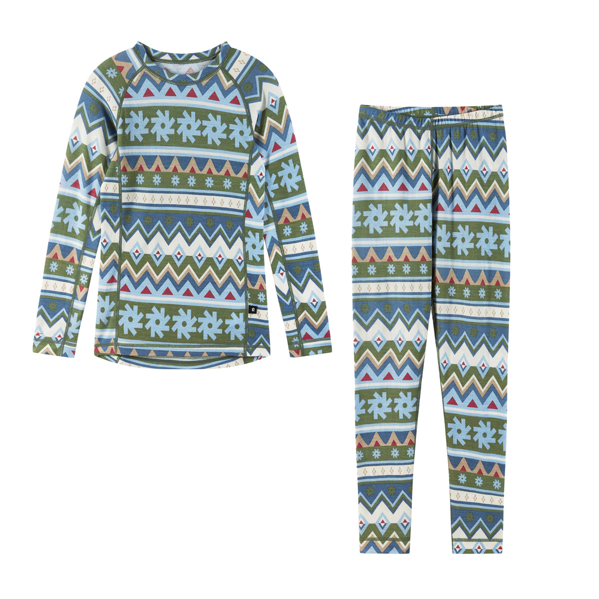 Reima Kids Taitoa Thermal Set (Green Clay)