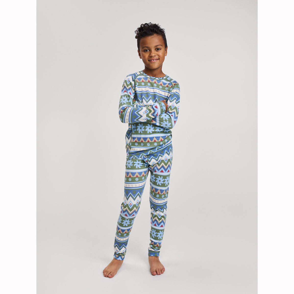 Reima Kids Taitoa Thermal Set (Green Clay)