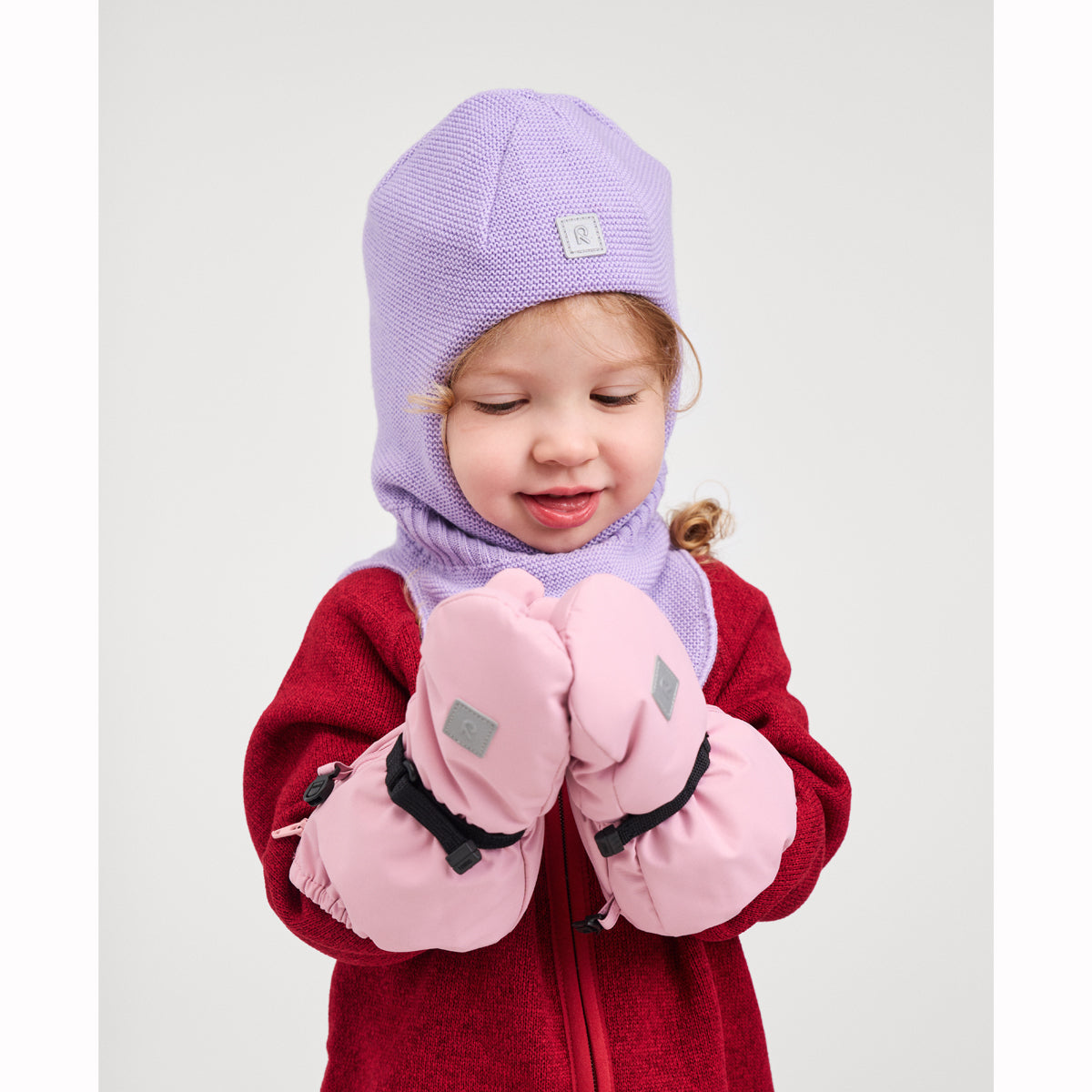 Reima Toddler & Kids Starrie Merino Balaclava (Blooming Lilac)