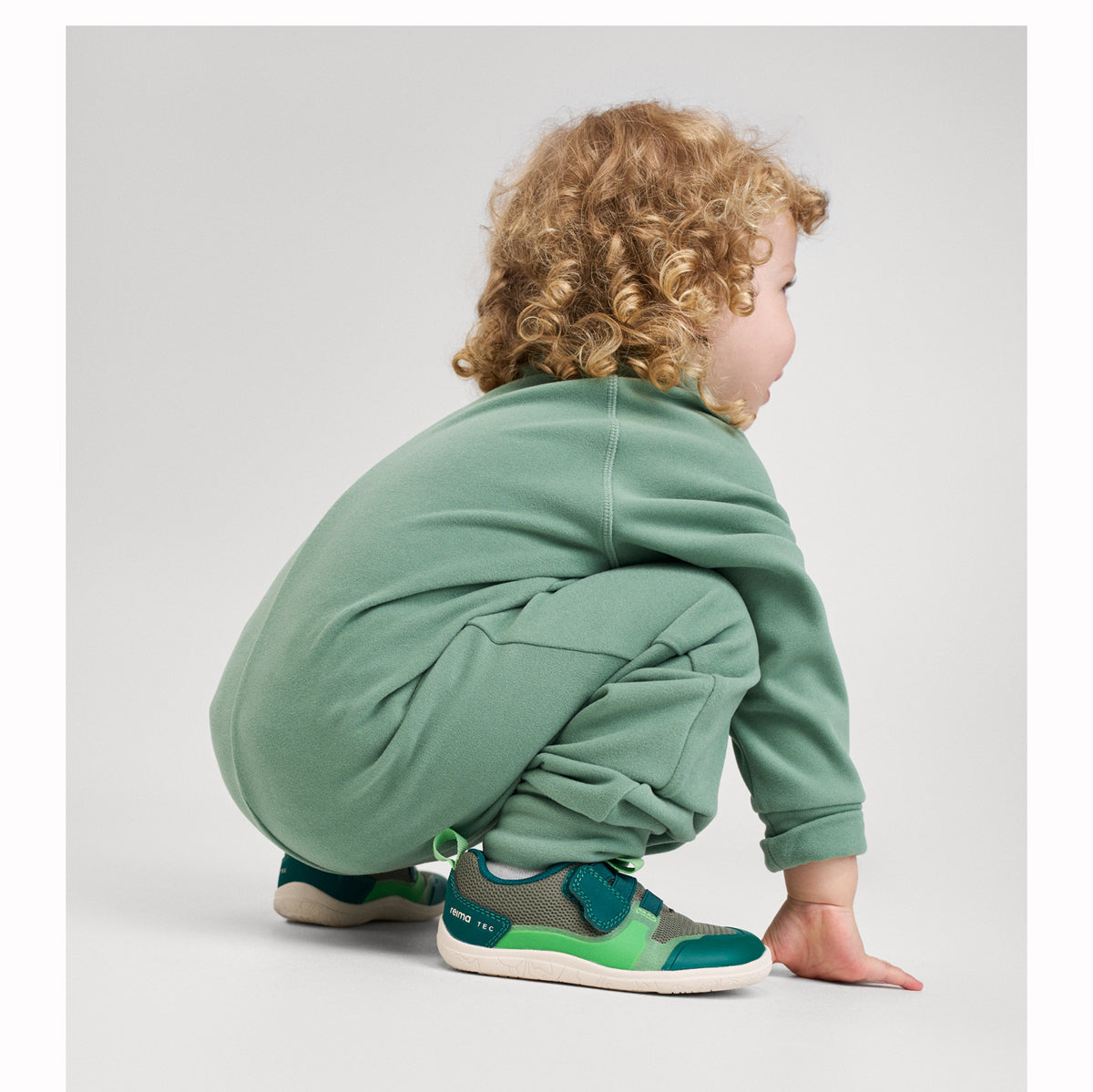 Reima Toddler Tarhaan Fleece Overall (Green Clay)