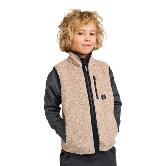 Reima Kids Tupas Fleece Vest (Earthy Beige)