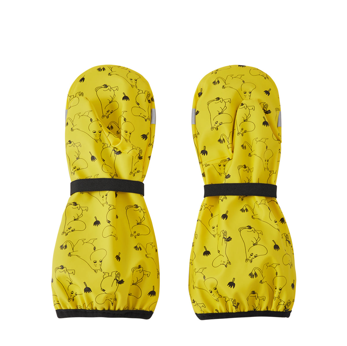 Reima Puro Kids Insulated Rain Mittens (Moomin Yellow)