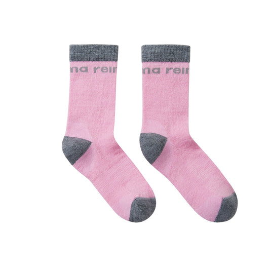 Reima Kids Saapas Wool Hiking Socks in pink