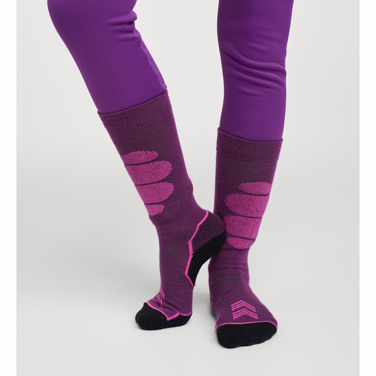 Reima Kids Atleetti Merino Ski Socks (Plum Purple)