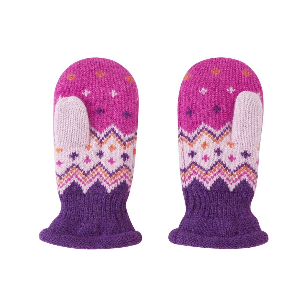 Reima Kids Lapanen Wool Mittens (Plum Purple)