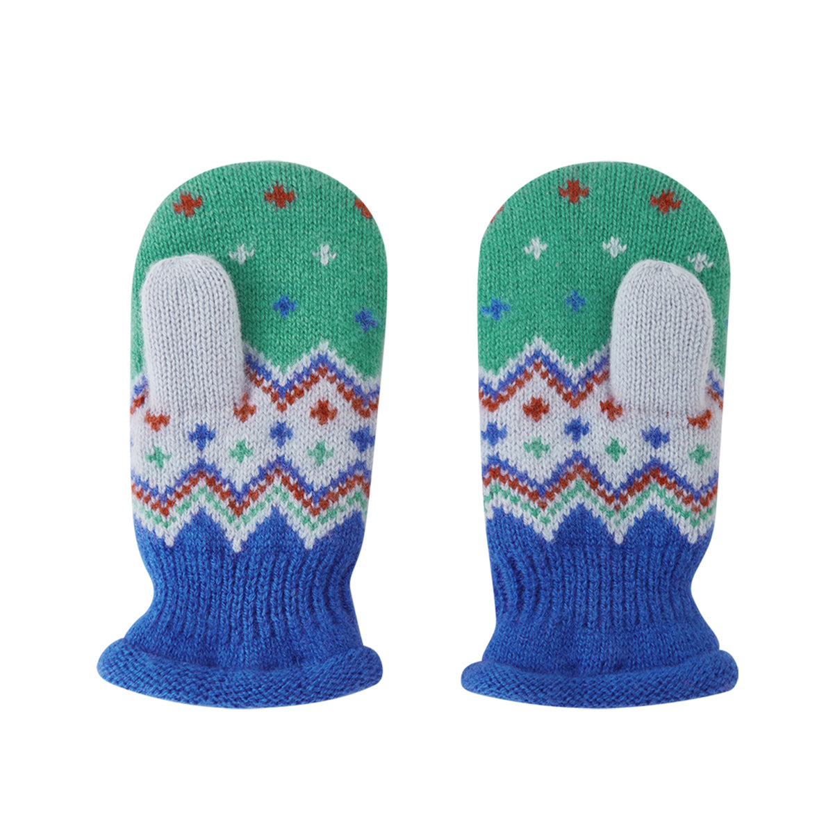 Reima Kids Lapanen Wool Mittens (Sparkly Blue)