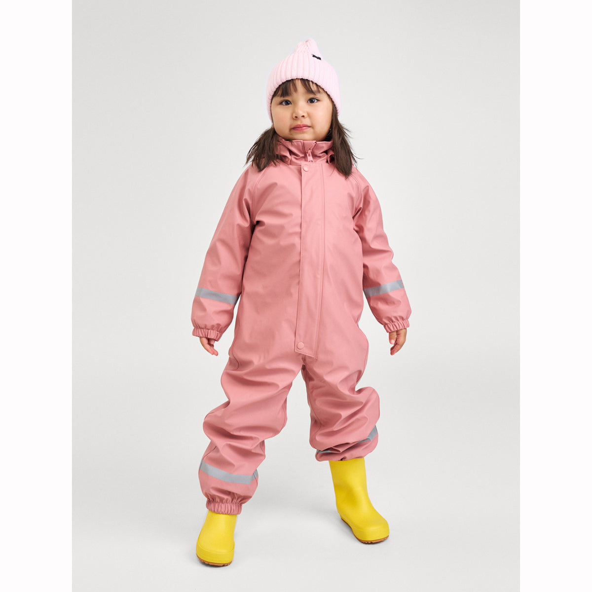 Reima Baby Rapakko Waterproof Splash Suit (Rose Blush)