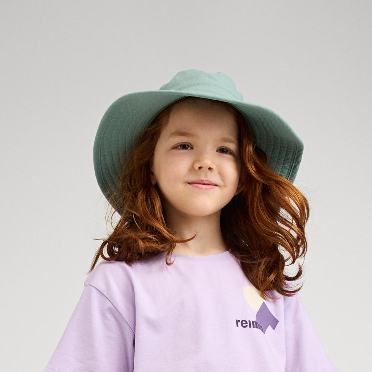 Reima Kids' Lomat Sun Hat (Stone Green)