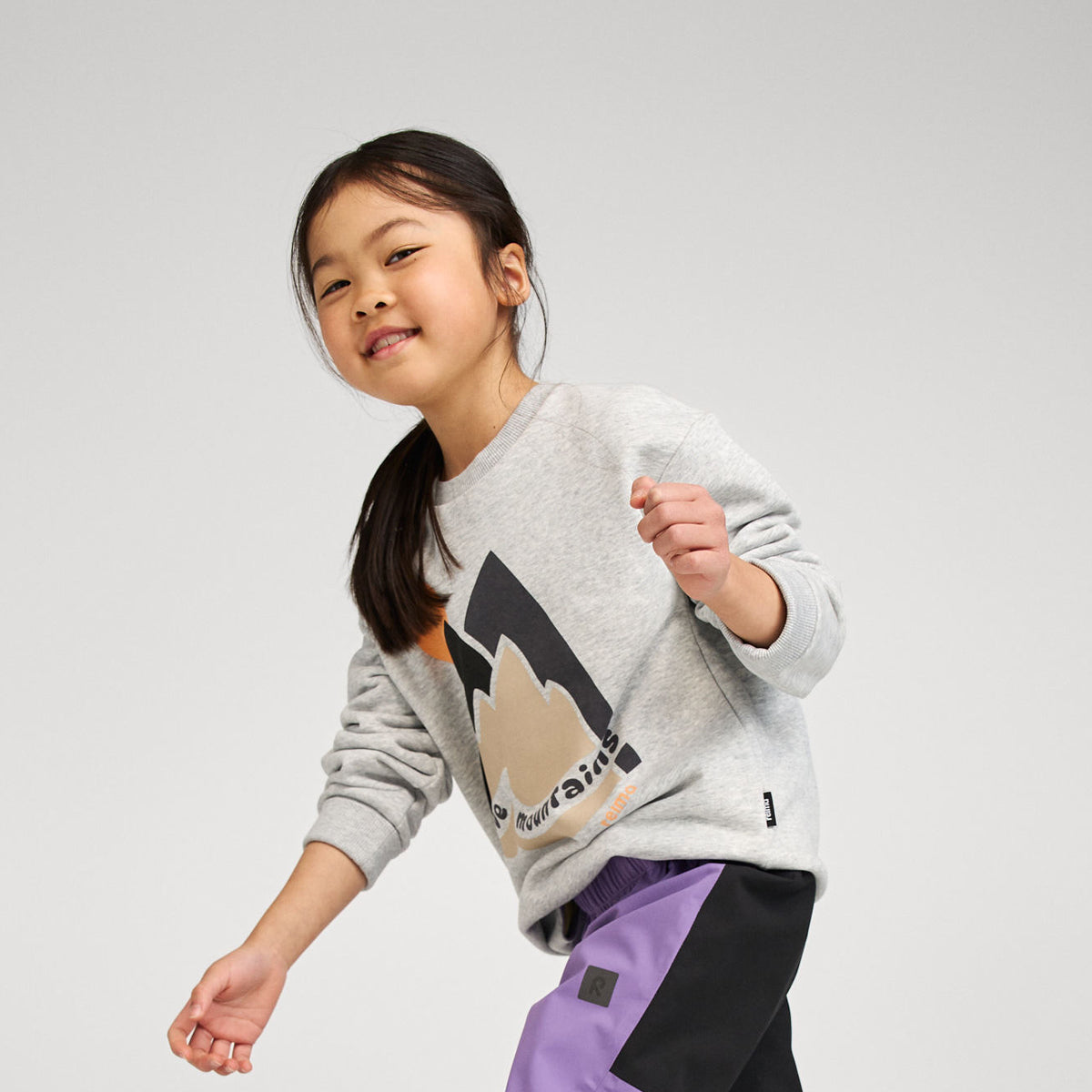 Reima Kids Collari Sweatshirt (Melange Grey)
